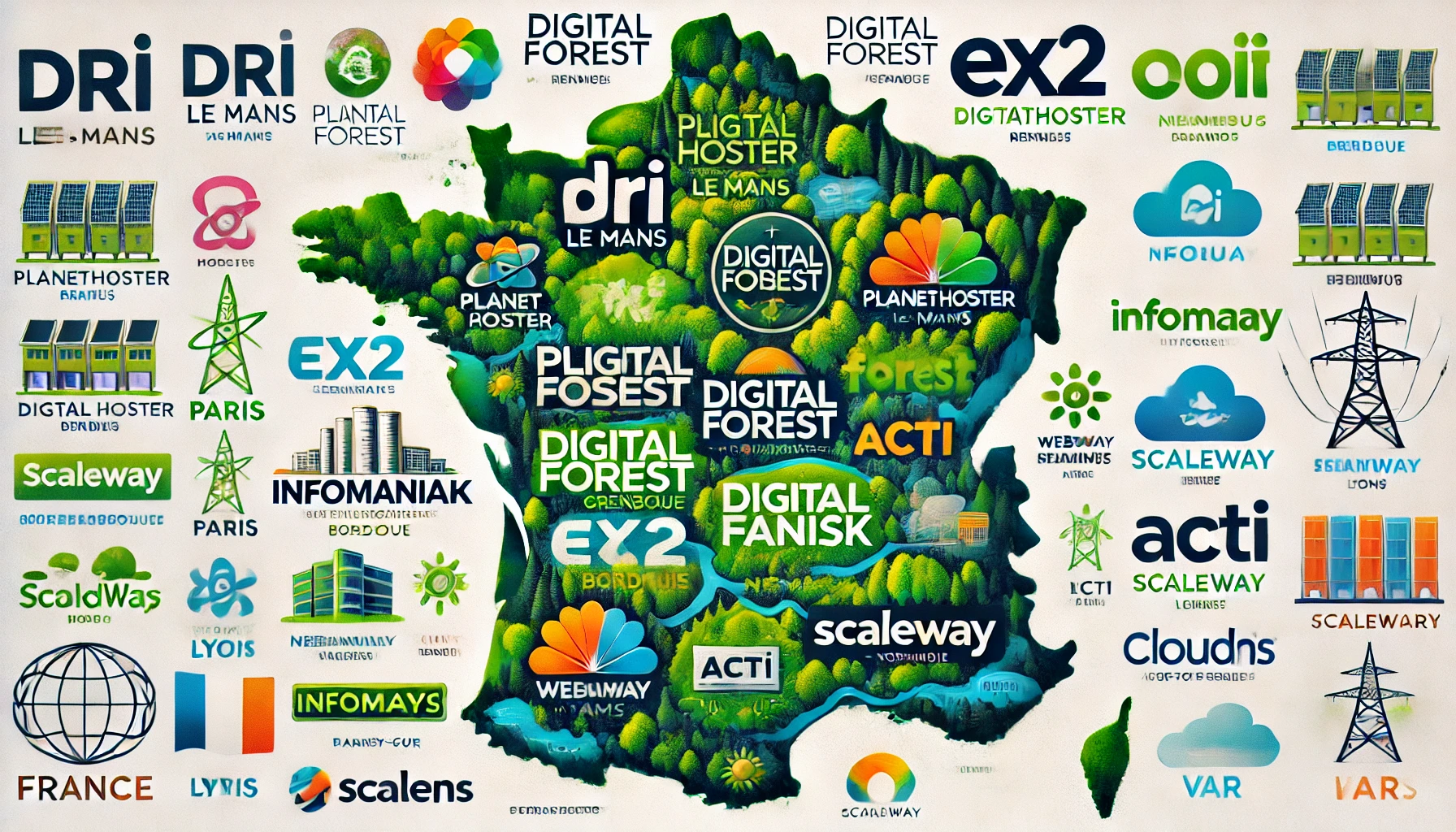 Top 10 des hébergeurs web écologiques en France : Local et écoresponsable