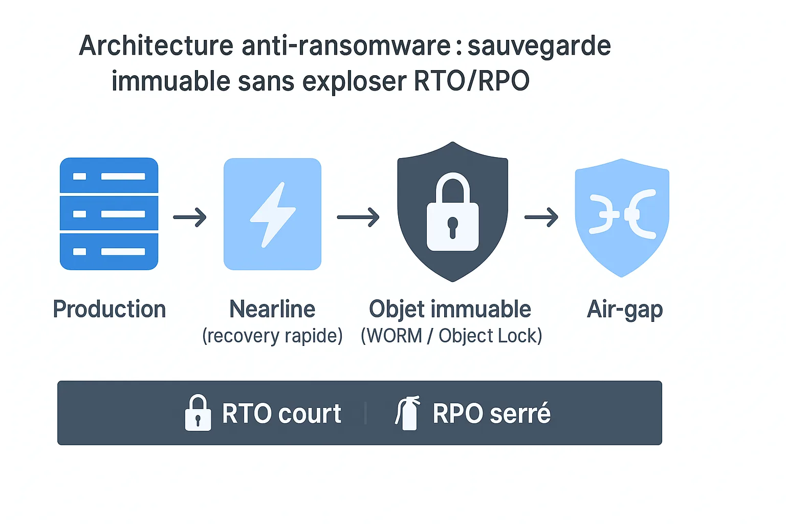 architecture anti-ransomware sauvegarde