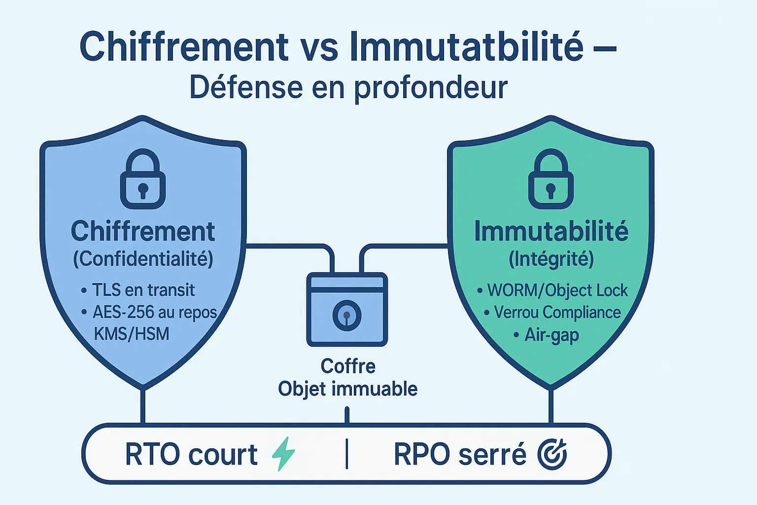 Différence Chiffrement vs Immuabilité