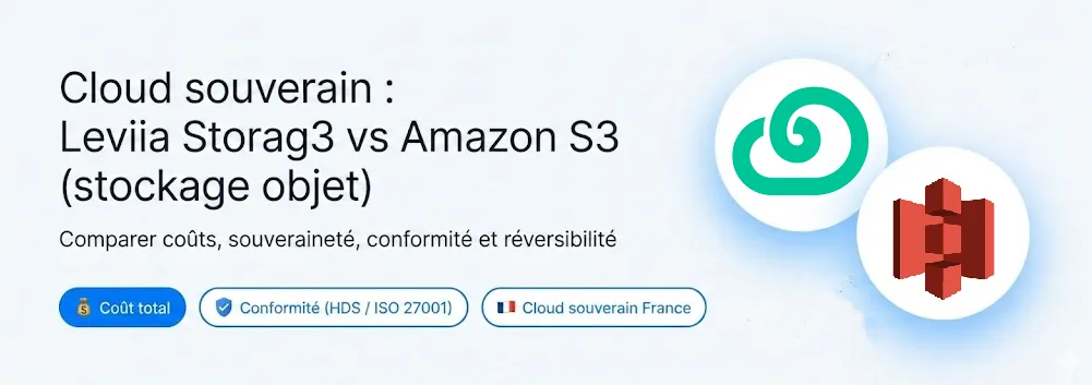 cloud souverain : leviia vs amozon S3