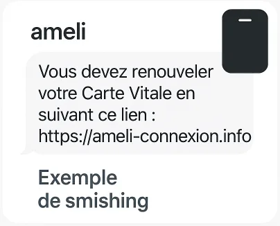 exemple smishing