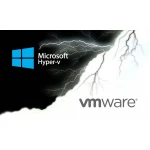 Image représentant VMware HyperV comparaison virtualisation