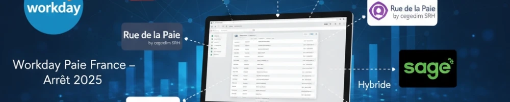 Illustration:Workday France met fin à son logiciel de paie. Découvrez notre comparat...