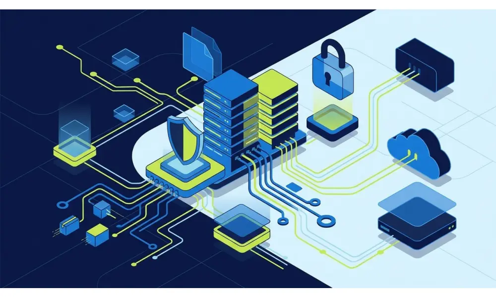 Architecture de sécurité informatique PME : serveurs, sauvegarde, IAM et compartimentage réseau