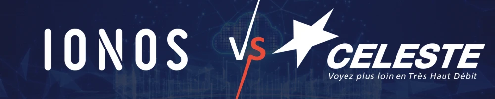 Illustration:Découvrez notre comparatif 2025 entre Ionos et Céleste pour choisir la ...