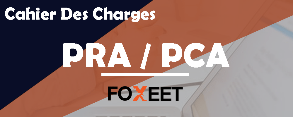 cahier des charges PRA PCA